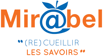 Logo de la plateforme Mir@bel. Texte sous le logo: (Re)cueillir les savoirs