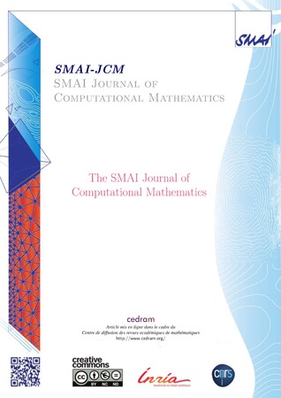 Couverture de la revue The SMAI Journal of Computational Mathematics